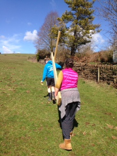 Carrying the cross