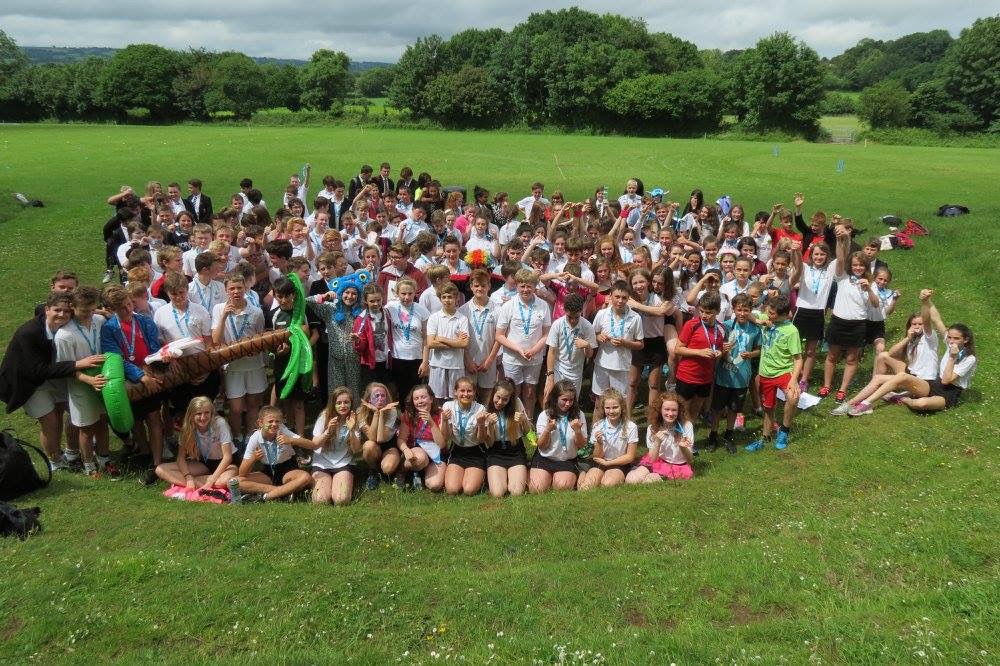 Devon school pupils