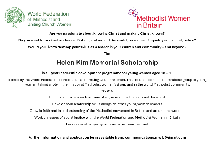 Helen Kim Memorial Scholarship 2026-2031